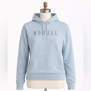 NOBULL Blue Pullover Hoodie Sweatshirt Athletic Training Top Size Small